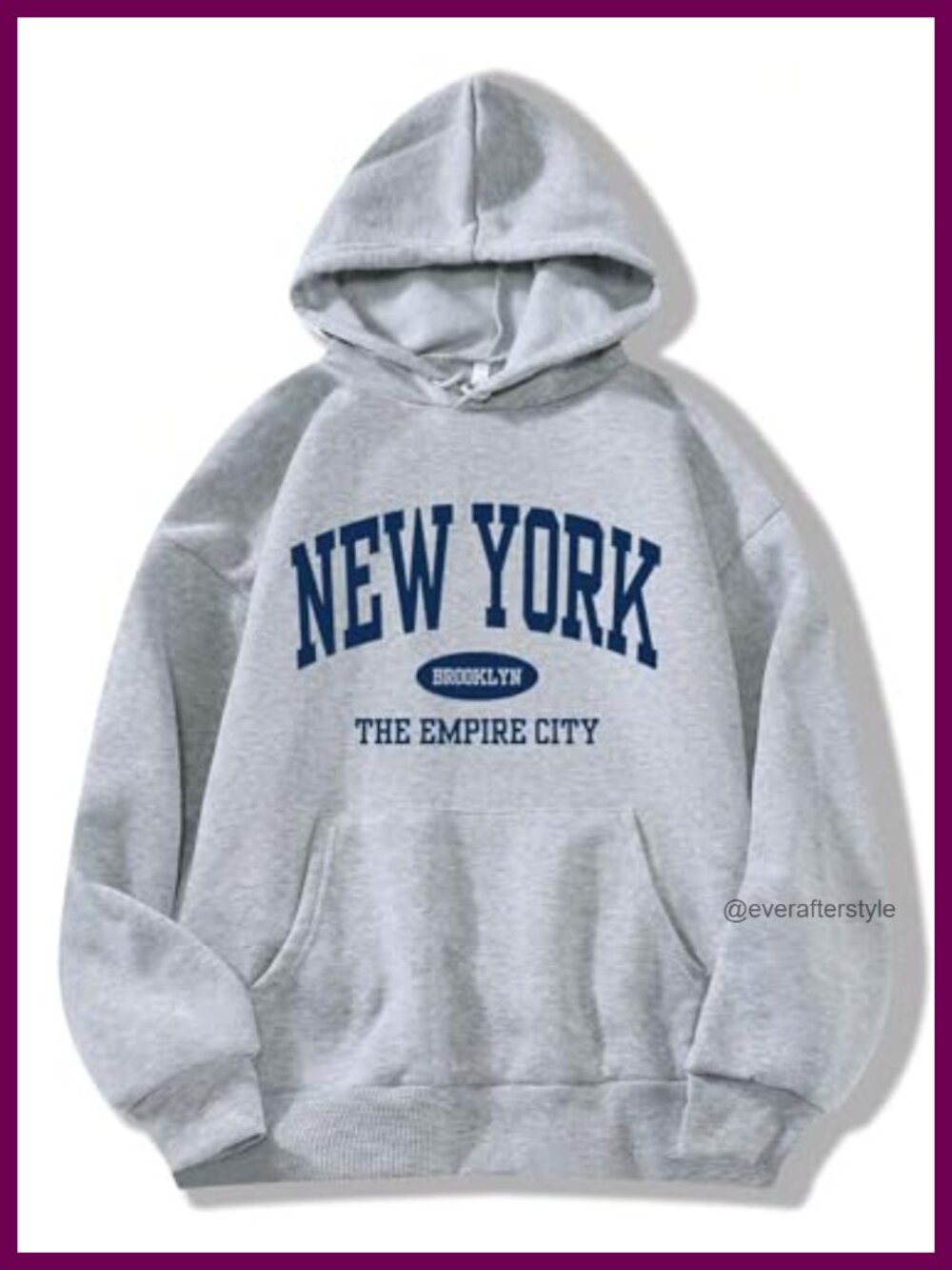 Womens Graphic Hoodie Long Sleeve Drawstring Pullover Sweatshirt